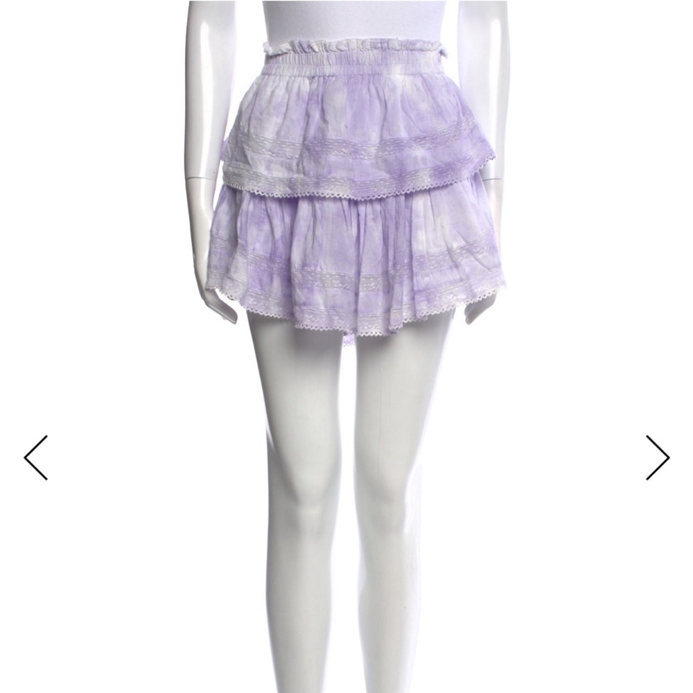LoveShackFancy Lavender Mini Skirt EXCELLENT CONDITION
